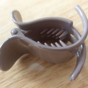 hair clip, women , brown